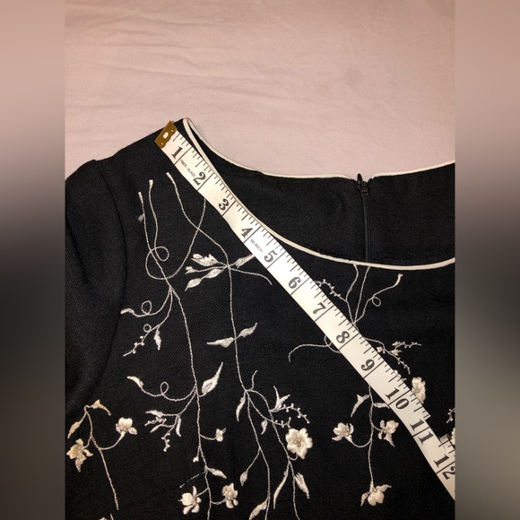 Black Skirt and Blouse Set (Blouse is embroidered). See photos for measurements - Picture 7 of 16